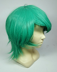 Парик искусственный зеленые волосы, короткий | Kupi-Parik.ru