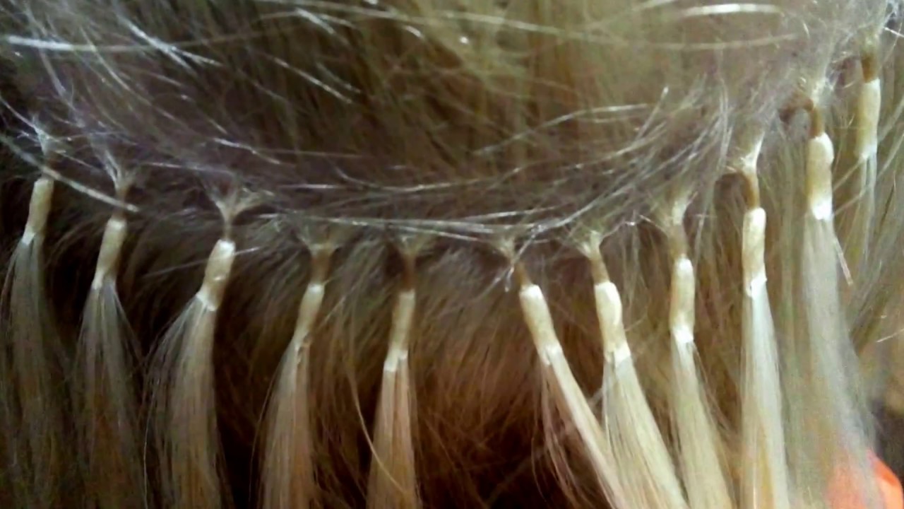 Волосы на кератиновых капсулах