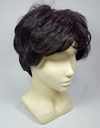 Парик искусственный, черные короткие волосы | Kupi-Parik.ru