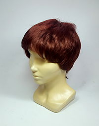 Короткий парик рыжий искусственныe волосы купить в Москве недорого | Kupi-Parik.ru