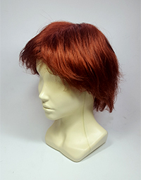 Короткий парик рыжий искусственныe волосы купить в Москве недорого | Kupi-Parik.ru
